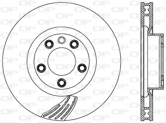 OPEN PARTS Тормозной диск BDR2573.20